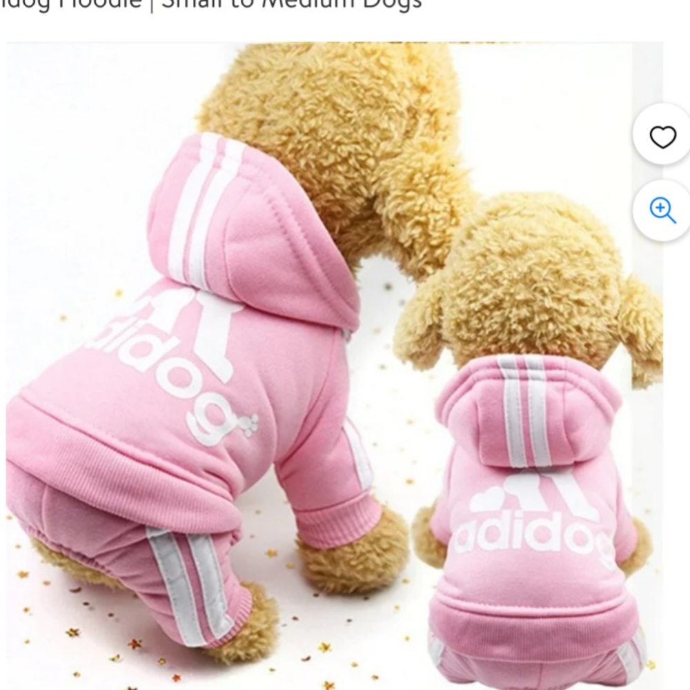 Adidog hoodie size:M